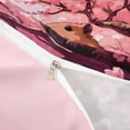 thumbnail image 4 of Erosebridal Animal Capybara Twin Bedding For Boys Girls,Dreamy Flowers Cherry Blossoms Duvet Cover Set For Kids,2pcs,No Comforter,Pink Reversible, 4 of 6