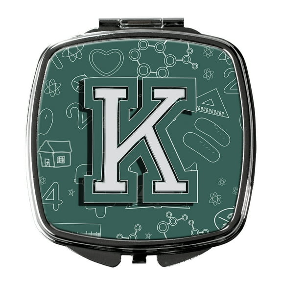 Letter K Back to School Initial Compact Mirror