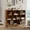Brown, variant on Wooden 10 Cube Book Shelf Bookcase, 3 Tier Retro Bookcase with Legs, 47" Wood Bookshelves Storage Organizer Shelf, Freestanding Open Book Shelves for Bedroom Living Room Office