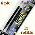 thumbnail image 2 of Value Pack of 12 Pilot G2 Gel Ink Refill, for Rolling Ball Pens, Fine Point, Purple Ink (77244), 2 of 3