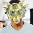 thumbnail image 2 of Máscara de cabeza de lobo para Halloween, fiesta, carnaval, mascarada, Cosplay, Bar, actuaciones, decoraciones, 2 of 8