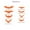 Red, variant on Tepsmf 3D Luminous Bat Wall Decals, 36 Pieces Combination Glowing Stickers, Removable Decor for Indoor Wall Window Party Atmosphere Creation