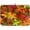Colorful Autumn Fall Maple Leaves, variant on Autumn Fall Dish Drying Mat for Kitchen Counter, Coloful Maple Dish Drainer Mat Absorbent Non Slip Drying Mats Pad Coffee Bar Mat, 18x24 in
