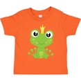 thumbnail image 3 of Inktastic Cute Frog, Green Frog, Frog Prince, Crown Boys or Girls Toddler T-Shirt, 3 of 5