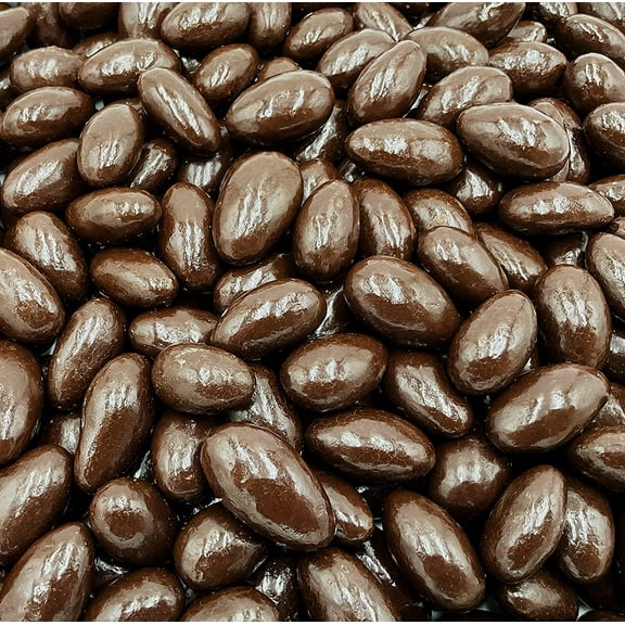 Dark Chocolate Covered Almonds Candy, Healthy Snack, Bulk (2 Pound Bag)