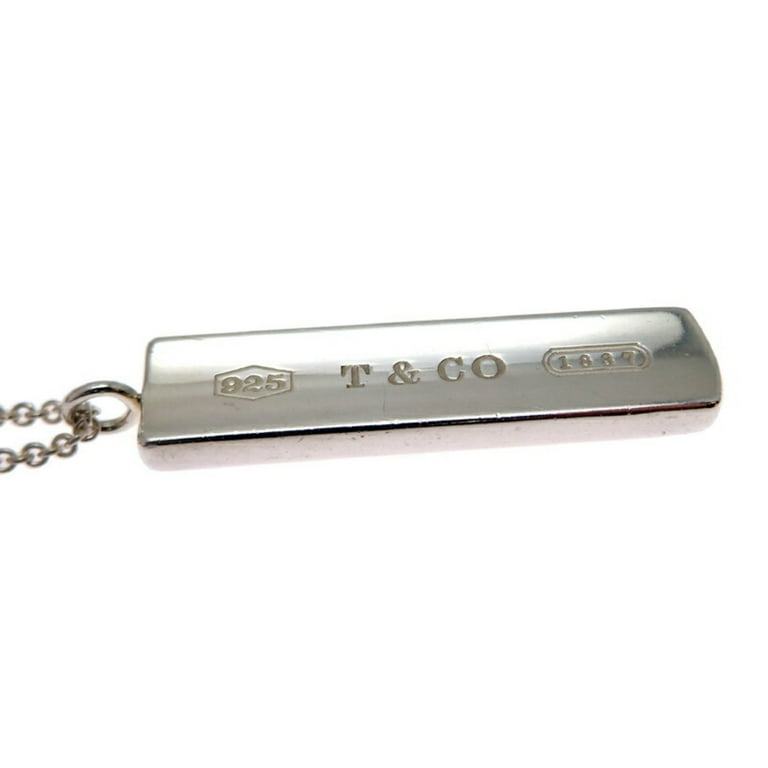Pre-Owned Tiffany SV925 1837 Women's and Men's Necklace Silver 925