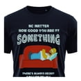thumbnail image 3 of Playera de los Simpson para Caballero, con Estampados de Homero con Frases Negro Talla Ch, 3 of 4