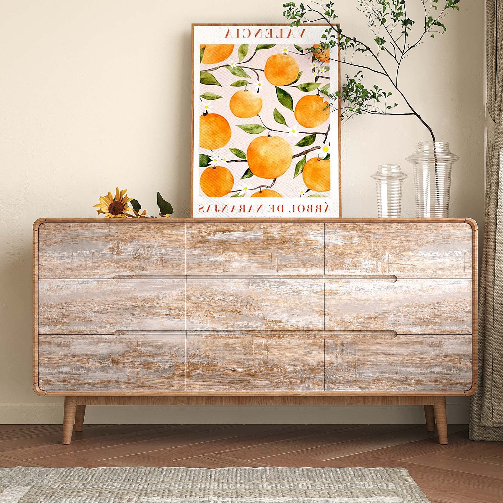 VEELIKE Grunge Wood Peel and Stick Wallpaper 15.7''x354'' Wood Peel and Stick Countertop Vinyl Wall Paper Removable Self Adhesive Brown Wood Grain Contact Paper for Countertops Desk Table Shelf Walls