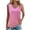 Pink, variant on HAiming Womens Tank Top Casual Tie-Dyed V Neck Sleeveless Pleated Loose Trendy Tunic Summer Outfits