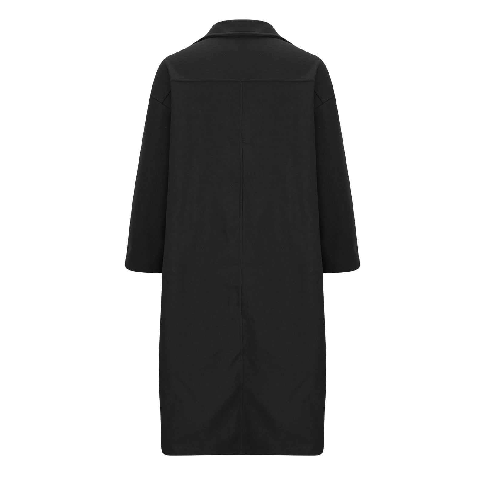 lcziwo 2024 Trench Coats for Women,Winter Casual Warm Woolen Blend