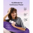 thumbnail image 4 of Cargador portátil Anker Zolo, banco de energía de 10,000 mAh 30 W con cable USB-C incorporado para viajes, paquete de batería de carga rápida para iPhone 16/15 Series, MacBook, Galaxy, iPad y más, 4 of 5
