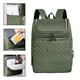 thumbnail image 1 of Mochila de Viaje Aislante de Gran Capacidad, Bolsa de Tela Impermeable con Múltiples Bolsillos para Almacenamiento de Alimentos, Picnic, Gris Negro Rosa Verde, 38x28x16cm Mochila Portátil Aislante, 1 of 6