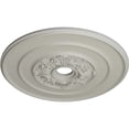 thumbnail image 3 of Ekena Millwork 26"OD x 3 1/8"ID x 1 1/2"P Traditional with Acanthus Leaves Ceiling Medallion (Fits Canopies up to 4 1/4"), Hand-Painted Pot of Cream, 3 of 5