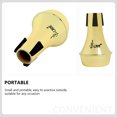 thumbnail image 4 of Golden ABS Trumpet Practice Mute for Silent Play Perfect for Home Use 1Pc, 4 of 9