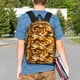 thumbnail image 4 of Easygdp Desert Camouflage Mochila Ligera de 15 Pulgadas para Estudiantes, Mochila Cómoda para la Escuela y Viajes, Correas Ajustables, 4 of 6