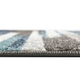 thumbnail image 4 of Rugs.com Equinox Collection Rug – 7' 10 Round Blue Gray Low Rug Perfect For Kitchens, Dining Rooms, 4 of 6