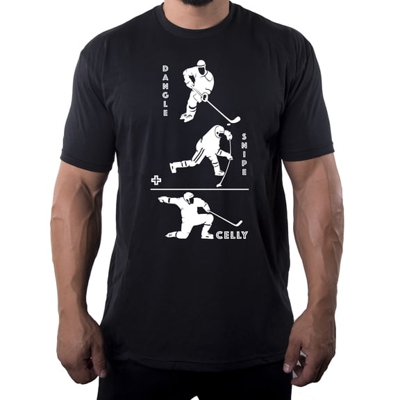 Hockey Party T-shirts, Hockey Team T-shirts, Custom Hockey Party T-shirts for Players and Coaches - Dangle Snipe Celly