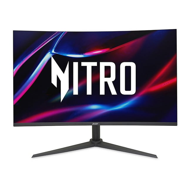 Refurbished Acer XZ320Q S3bmiiphx Nitro 31.5" FHD Gaming Monitor, AMD FreeSync Premium, Black