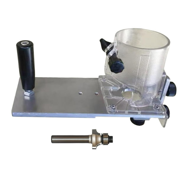 Soporte para máquina rea con fresa, cubierta protectora de la base del enrutador re eléctrico, soporte para enrutador de madera,
