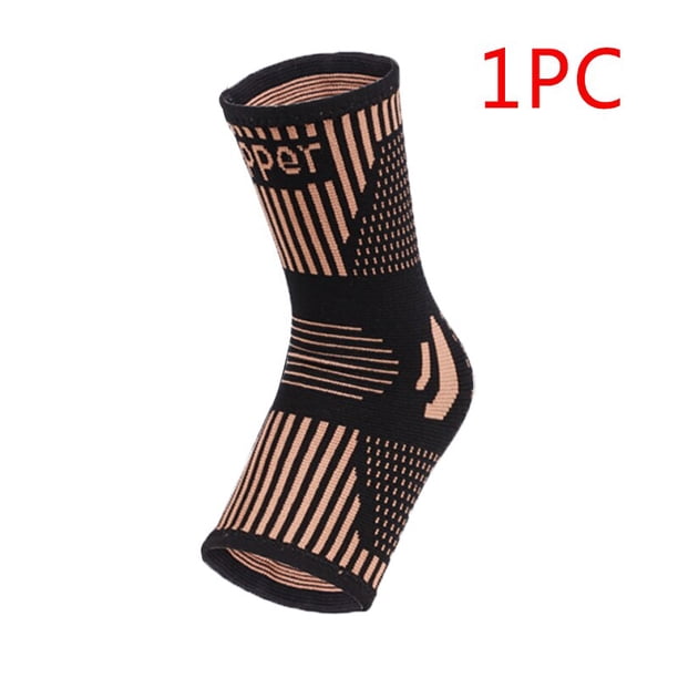 Rodilleras de nailon elástico para Fitness, 1 piezas, para correr, ciclismo, deporte, compresión, arco, manga Plantar ortopédica