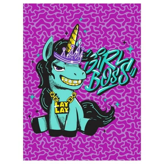 That Girl LayLay Girl Boss Super Soft Raschel Twin/Full Blanket 60"x 80"