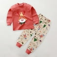 thumbnail image 5 of Toddler Baby Girls Boys Clothes Christmas Long Sleeve Crew Neck Cute Pattern Tops+Pants 2PCS Suits Fall Winter Outfits, 5 of 5