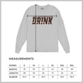 thumbnail image 7 of This Team Makes Me Drink Long Sleeve T-shirt Cleveland Football Fan Tailgating, 7 of 7