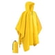 thumbnail image 3 of Poncho de lluvia con capucha y bolsillo frontal, cubierta para la lluvia, chaqueta impermeable, poncho para adultos para adultos, equitación al aire Amarillo, 3 of 10