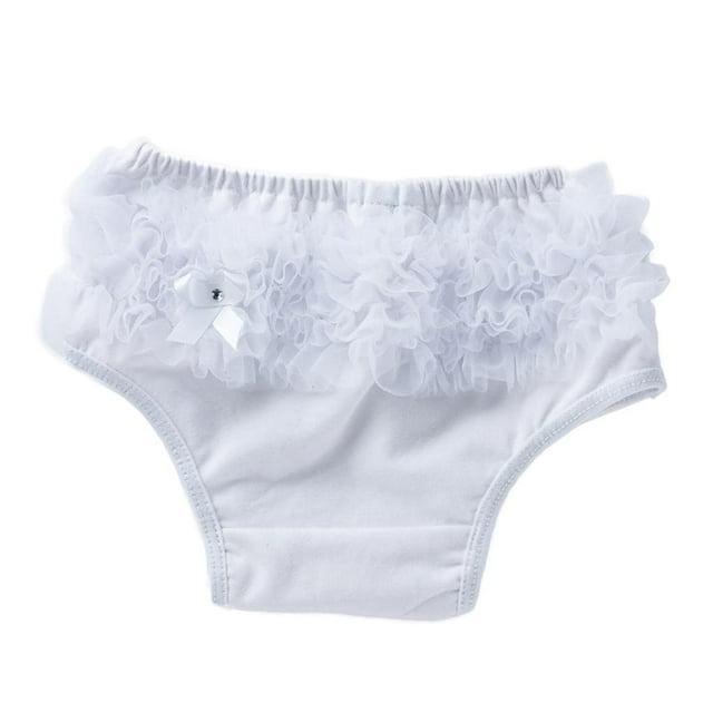 Ruffle Pantalones De Recién Nacido Niña Pantalones Cortos Sólidos Para Bebés Cubierta De Pañales 0-24M , XL por 12-24 meses 0-6 meses Baoblaze Pantalones cortos de bebé