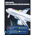 thumbnail image 6 of Toddlers Airplane Toys for 1-3, Press and Go Airplane Toys with Sounds and Lights,Early Education Learning Toys 2 in 1 Modes of Sound Playback, Kids Birthday Gifts for 1-2 Years Old, 6 of 6