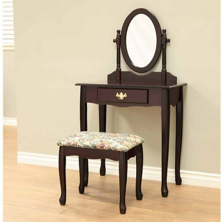 Home Craft Traditional Queen Anne Style 3-Piece Vanity Set