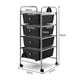 thumbnail image 3 of Costway Carrito de Almacenamiento Móvil con 4 Cajones Ruedas Carro Auxiliar Organizador para Baño Hogar Oficina 37 x 32 x 76 cm, 3 of 9