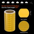thumbnail image 3 of Unique Bargains Reflective Tape, 4' x 10 Ft Waterproof High Visibility Warning Safety Tape, Yellow, 3 of 6