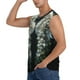 thumbnail image 3 of Fotbe Floral Angelic White Wings Men's Camiseta sin Mangas Estampada para Hombres, Playera Casual para Gimnasio, Entrenamiento, Playa-3X-Large, 3 of 7