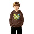 thumbnail image 3 of JAJAHO Boys Baseball Graphic Hoodie Kids Sweatshirt Long Sleeve Casual Loose Pullover 3-14Y, 3 of 5