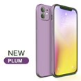 thumbnail image 3 of Funda de silicona líquida con borde cuadrado Original para iPhone, 15, 14, 13, 12, 11 Pro Max, Xs, XR, 7 Plus, 15Pro, protección de lente con logotipo, 3 of 5