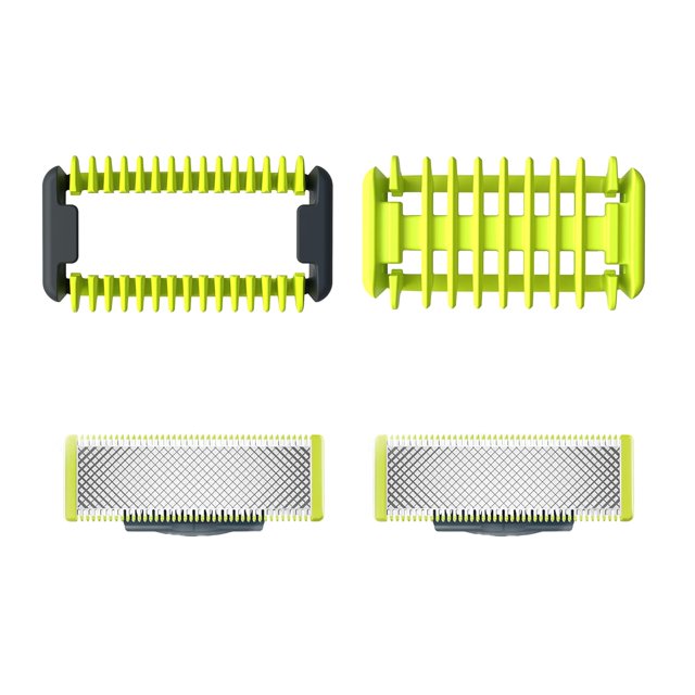Philips Norelco Genuine OneBlade Replacement Blade Face + Body Kit, QP620/80