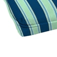 thumbnail image 2 of Jordan Manufacturing 45" x 17" Sanders Cashmere Navy Stripe Rectangular Outdoor Settee Swing Bench Cushion with Ties and Welt, 2 of 10