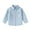 Sky Blue, variant on TAIAOJING Kids Toddler Shirt Jacket Long Sleeve Lapel Button Down Shacket Baby Boys Girls Pockets Shirt Tops Coat Outwear Holiday 12-18M