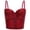 #250-Red, variant on Women Chic Flower Embroidered Corset Top Spaghetti Strap Sheer Mesh Push Up Bustier Bralette