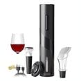 thumbnail image 1 of Abridor de botellas de vino eléctrico, sacacorchos electrónico automático, recargable (juego), 1 of 4