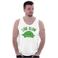 thumbnail image 5 of Live Slow Turtle Tortoise Animals Tank Top T Shirts Men Women Brisco Brands S, 5 of 6