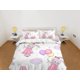 thumbnail image 2 of Conejito lindo con la ropa de cama de los globos, juego de funda nórdica y funda de almohada, ropa de cama con cremallera,, 2 of 4