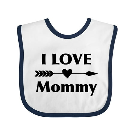 

Inktastic I Love Mommy Gift Baby Boy or Baby Girl Bib