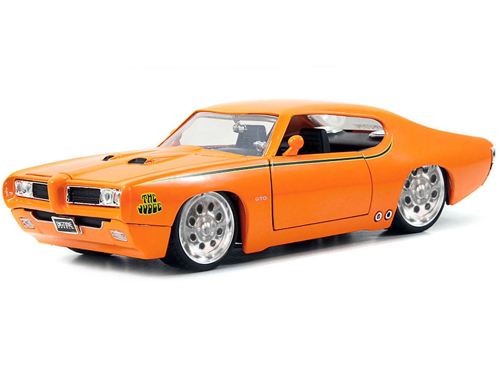 Jada 90344or 1969 Pontiac GTO Judge Pro Stock Orange 1-24 Diecast Car Model(Selections May Vary)
