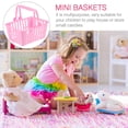 thumbnail image 4 of EeaseCA 12pcs Mini Shopping Baskets Playing House Baskets Kids Small Candy Baskets, 4 of 8