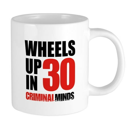 

CafePress - Wheels Up In 30 - 20 oz Ceramic Mega Mug