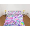 thumbnail image 2 of Juego de Funda Nórdica Infantil Unicornio Arco Iris, Ropa de Cama Infantil Colorida, Niños, 2 of 4