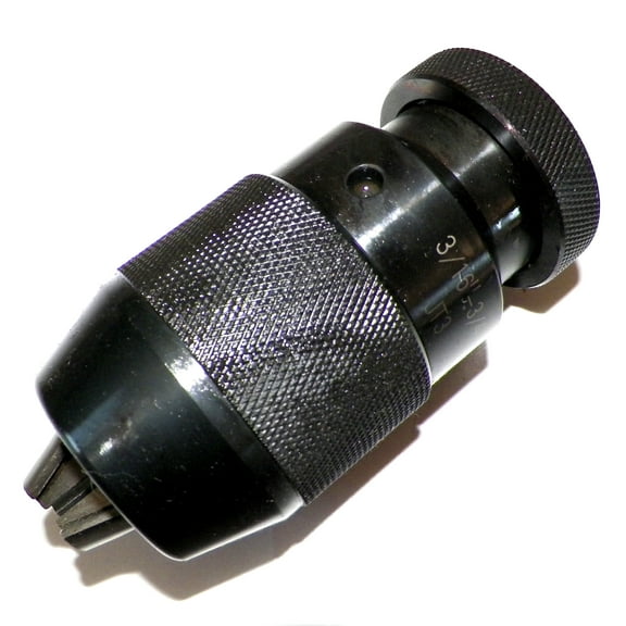 Z Live Center 3/16" to 3/4" JT3 Taper Mount Keyless Self Tighten Drill Chuck