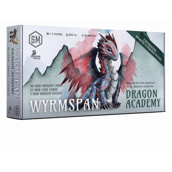 Wyrmspan: Dragon Academy Expansion by Connie Vogelmann - Add to Wyrmspan from Stonemaier Games